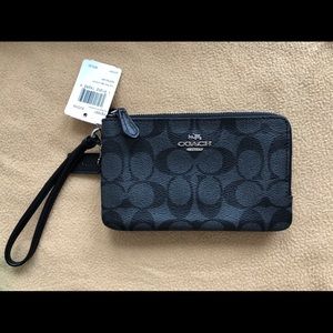 Coach wristlet pouch